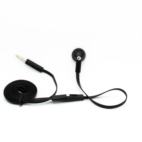 Mono Headset Wired Earphone Single Earbud 3.5mm Headphone Flat  - BFJ88 387-3