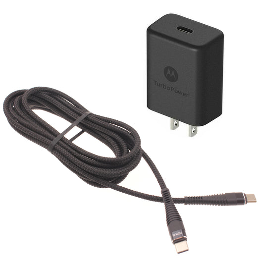 image of 27W Fast Home Charger TurboPower PD 6ft TYPE-C Cable USB-C Power Adapter  - BFE23 1472-1