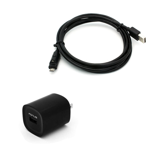 image of Home Charger 2.4A 6ft Cable Micro USB Wall Power  - BFC12 813-1