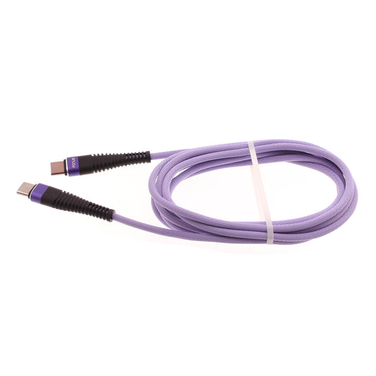 Purple 10ft PD Cable Type-C to USB-C Fast Charger Cord Extra Long  Power Wire  - BFA95 1548-1