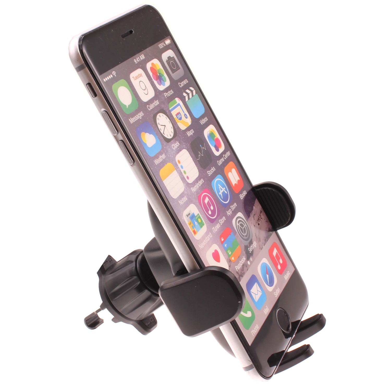 Car Mount Air Vent Phone Holder Swivel Cradle Strong Grip  - BFY98 1852-1