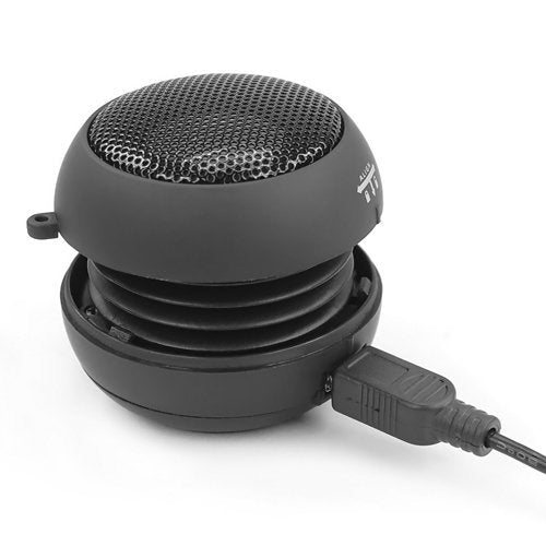 Wired Speaker Portable Audio Multimedia Rechargeable Black  - BFF52 327-4