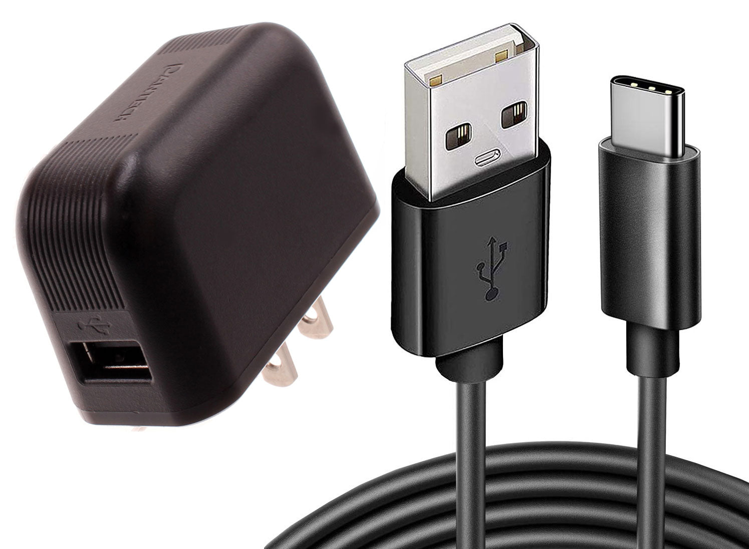 Home Wall USB Charger with 6ft Long Type-C Cable 2031-1