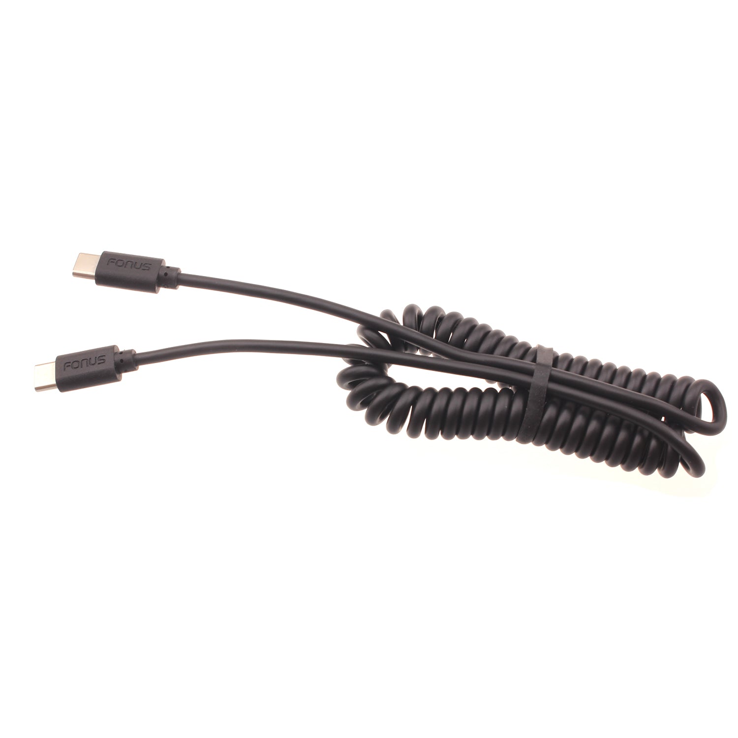 Coiled Cable USB-C to TYPE-C Fast Charger Cord Power  - BFD26 1421-1