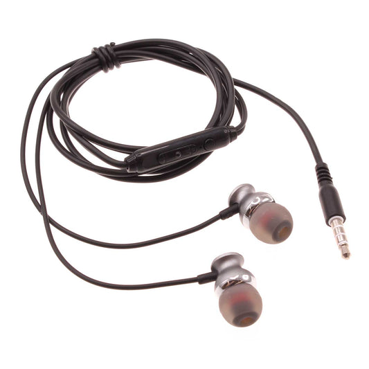 image of Wired Earphones Hi-Fi Sound Headphones Handsfree Mic Headset Metal Earbuds  - BFD99 1580-1