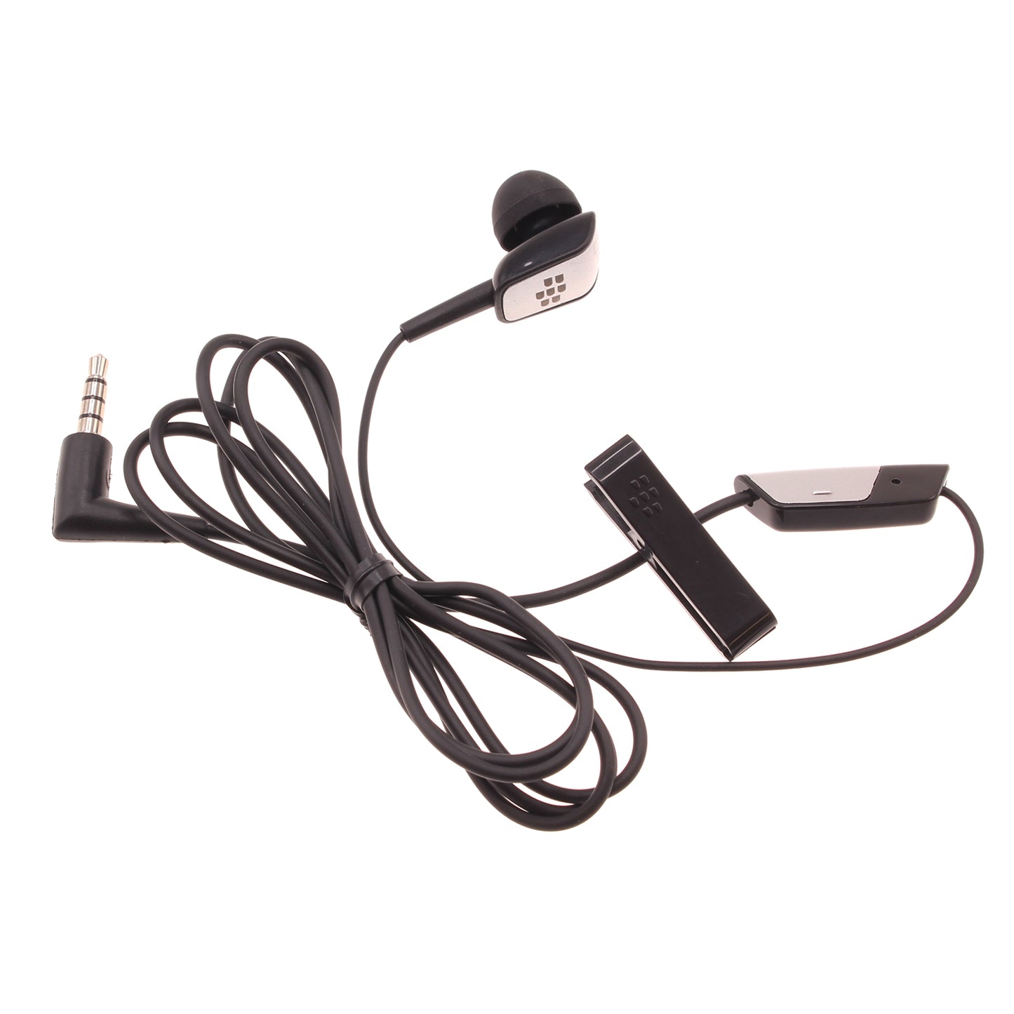 Mono Headset Wired Earphone Single Earbud 3.5mm Headphone Flat  - BFG05 319-1