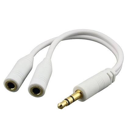 Headphones Splitter 3.5mm Earphone Adapter Dual Headset Port Audio Jack Adaptor  - BFF85 331-5