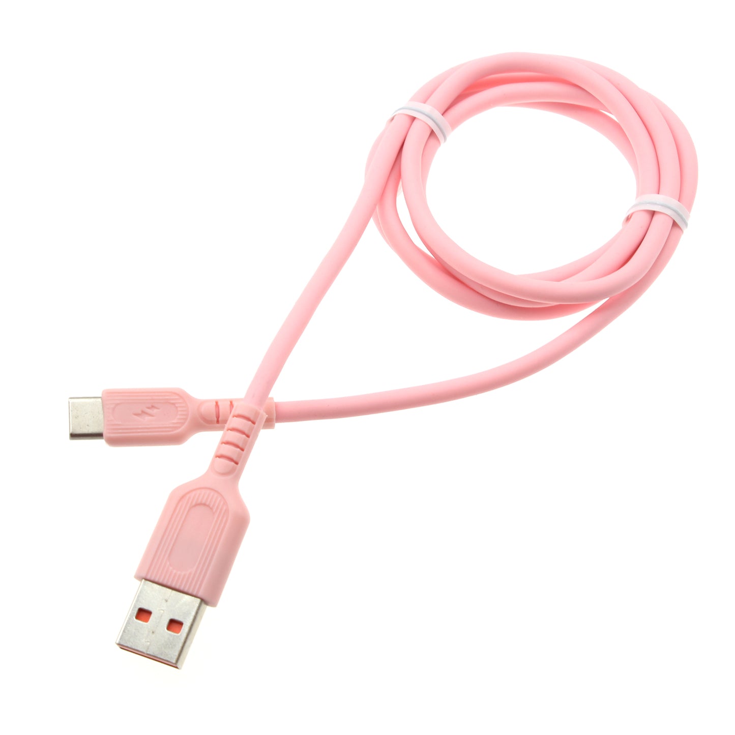 3ft USB-C Cable Pink Charger Cord Power Wire Type-C  - BFG62 1415-1