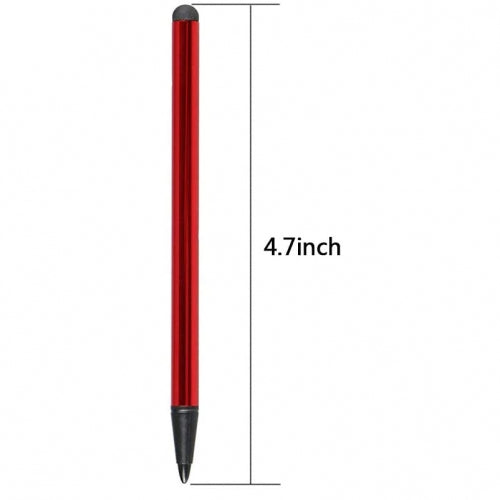 Red Stylus Capacitive and Resistive Pen Touch Compact Lightweight  - BFF73 1433-2