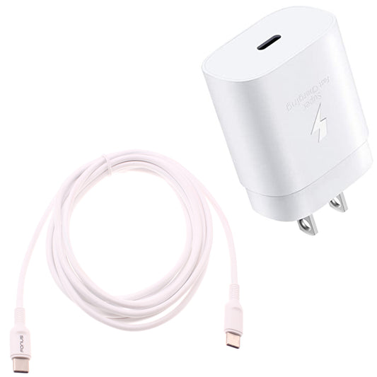 image of 25W Fast Home Charger PD Type-C 10ft USB-C Cable Quick Power Adapter  - BFA78 1520-1