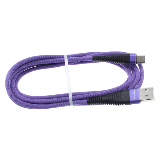 6ft USB Cable Purple Type-C Charger Cord Power Wire  - BFR91 1175-1