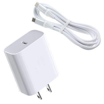 18W Fast Home Charger PD Type-C 6ft USB-C Cable Quick Power Adapter  - BFJ09 1323-1