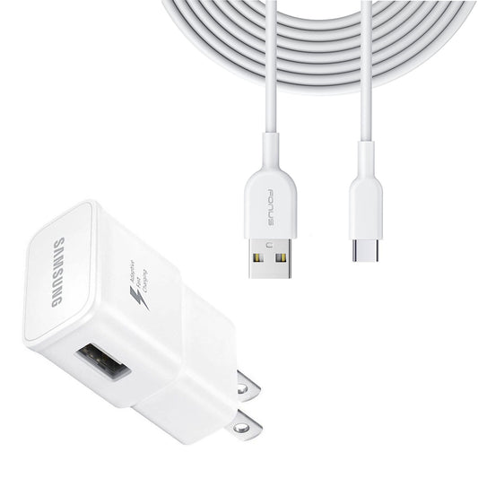 image of Fast Home Charger Type-C 6ft USB Cable Quick Power Adapter  - BFM13 933-1