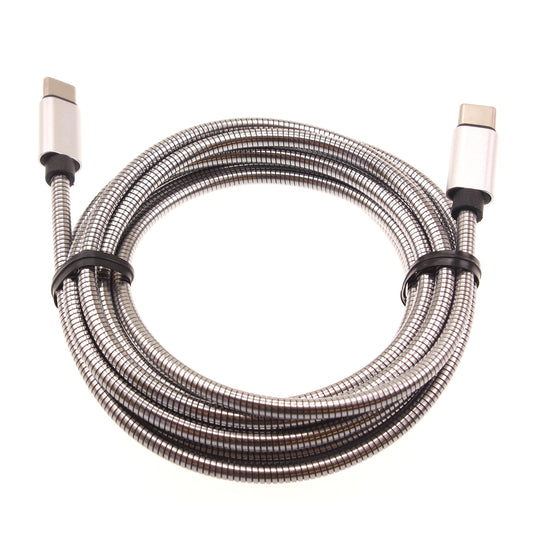 image of 6ft Metal PD Cable Type-C to USB-C Charger Cord Power Wire Sync  - BFD55 1426-1