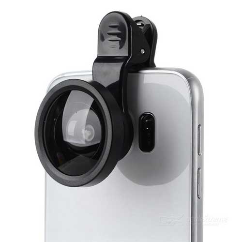 Fisheye Lens Wide Angle Selfie Macro Camera Clip  - BFF37 594-2