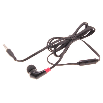 Mono Headset Earphone w Mic Wired Earbud 3.5mm Single Headphone Hands-free  - BFF47 440-1