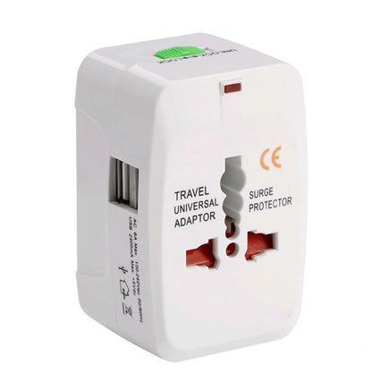 International Charger USB 2-Port Travel Adapter Plug Converter AC Power  - BFM08 1344-1