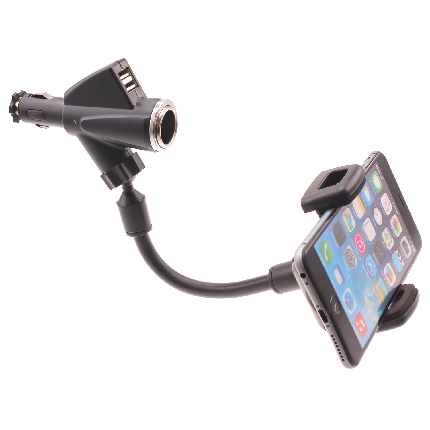 Car Mount Charger Holder DC Socket USB Port Cradle  - BFD69 640-1