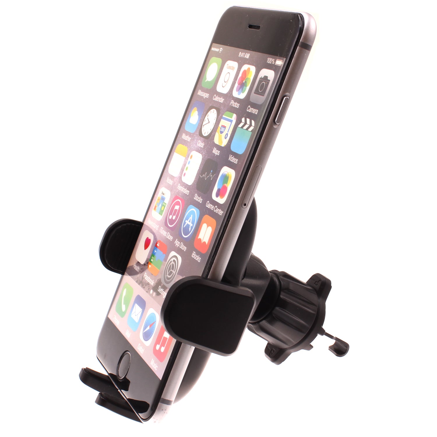 Car Mount Air Vent Phone Holder Swivel Cradle Strong Grip  - BFY98 1852-1