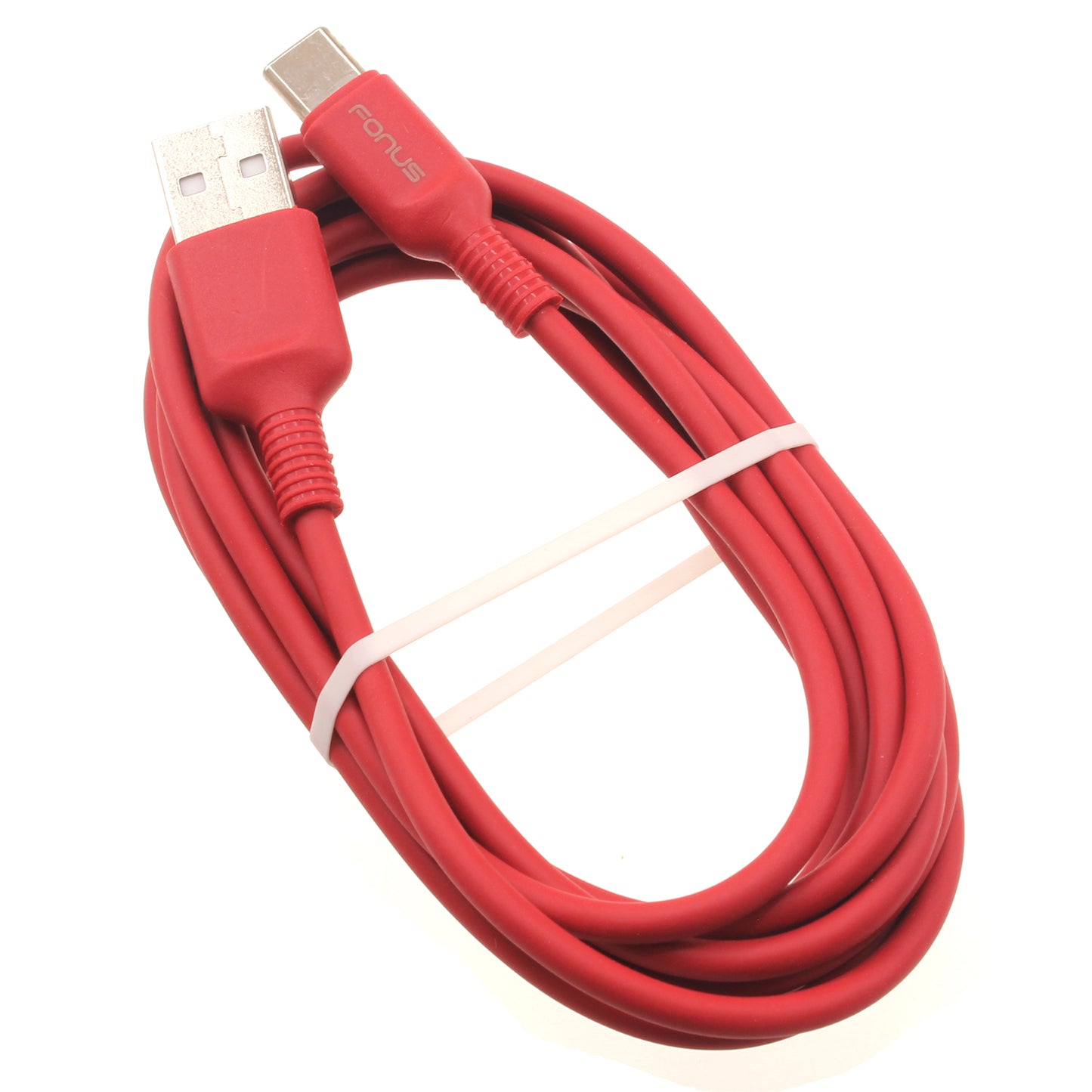 6ft USB-C Cable Red Charger Cord Power Wire Type-C  - BFC15 1423-1