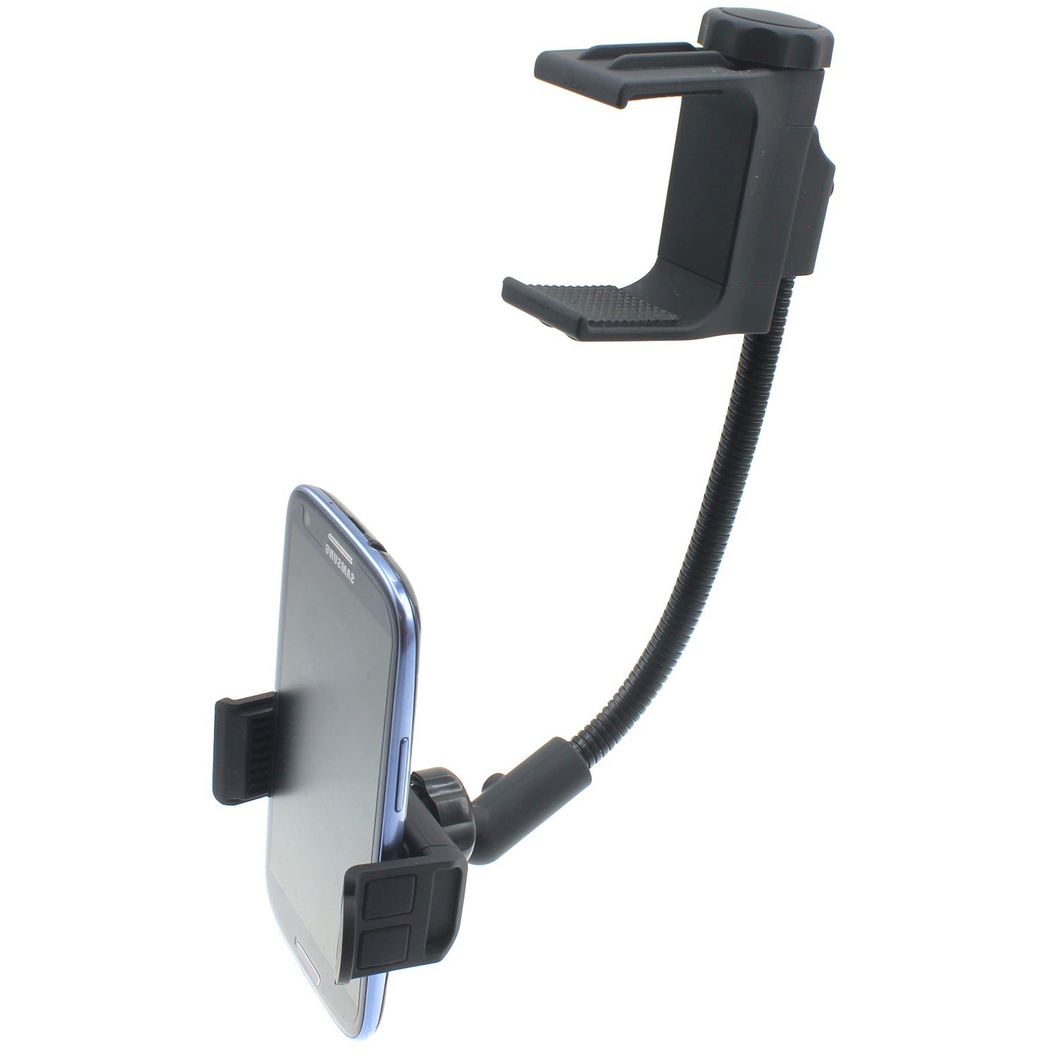 Car Mount Mirror Holder Rear View Swivel Cradle Stron Grip  - BFJ89 682-1