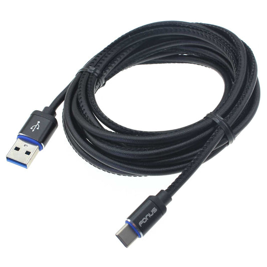 image of 10ft USB Cable Type-C Power Cord USB-C Long Fast Charge  - BFL97 1378-1