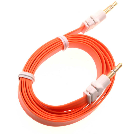 image of Aux Cable 3.5mm Adapter Car Stereo Aux-in Audio Cord Speaker Jack Wire  - BFJ04 375-1