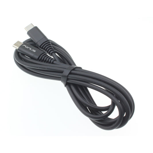 image of USB-C Cable 6ft Long Fast Charge Power Cord (Type-C to Type-C) Wire  - BFK99 1019-1