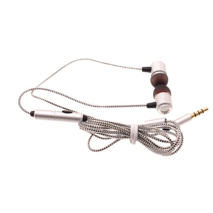 Wired Earphones Hi-Fi Sound Headphones Handsfree Mic Headset Metal Earbuds  - BFG94 432-1