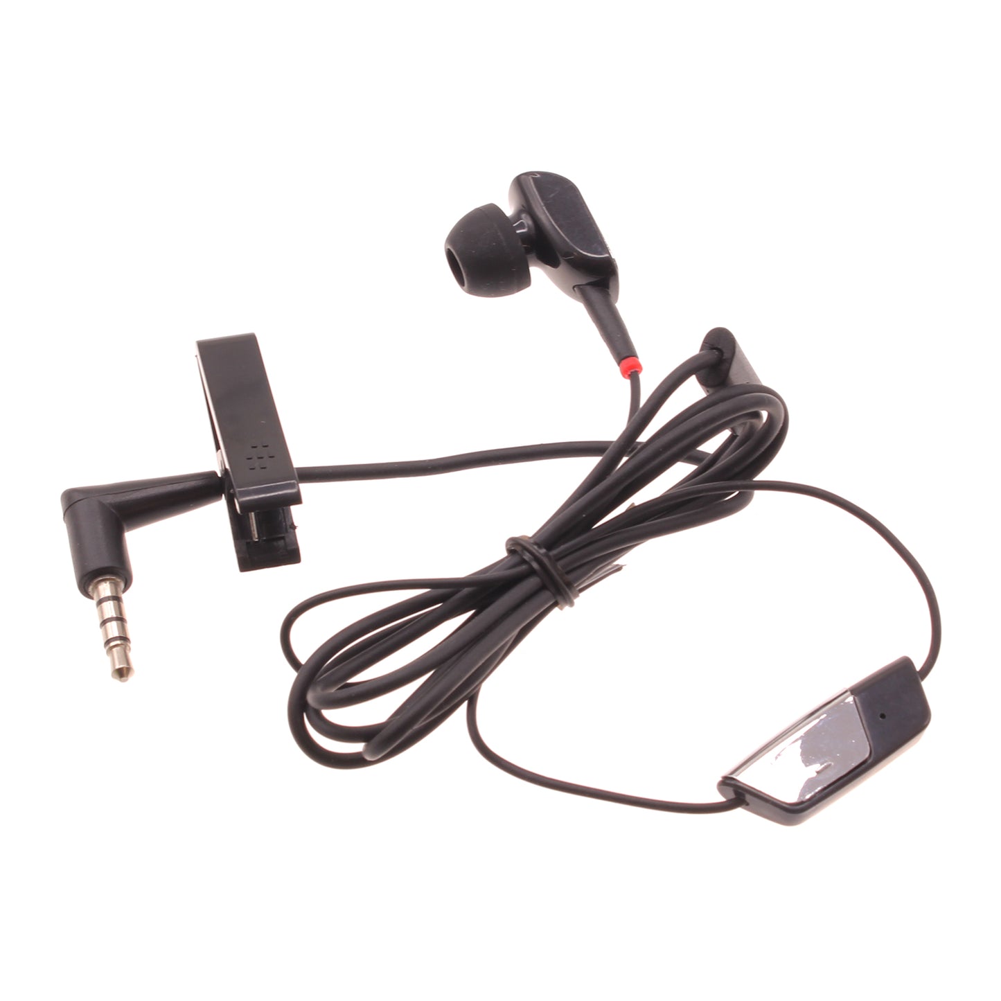 Mono Headset Wired Earphone Handsfree Mic 3.5mm Headphone Single Earbud  - BFB55 410-1