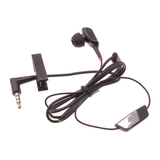 image of Mono Headset Wired Earphone Handsfree Mic 3.5mm Headphone Single Earbud  - BFB55 410-1