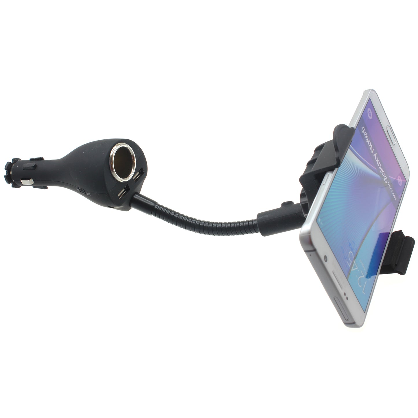 Car Mount Charger Holder DC Socket USB 2-Port Cradle  - BFB01 624-1