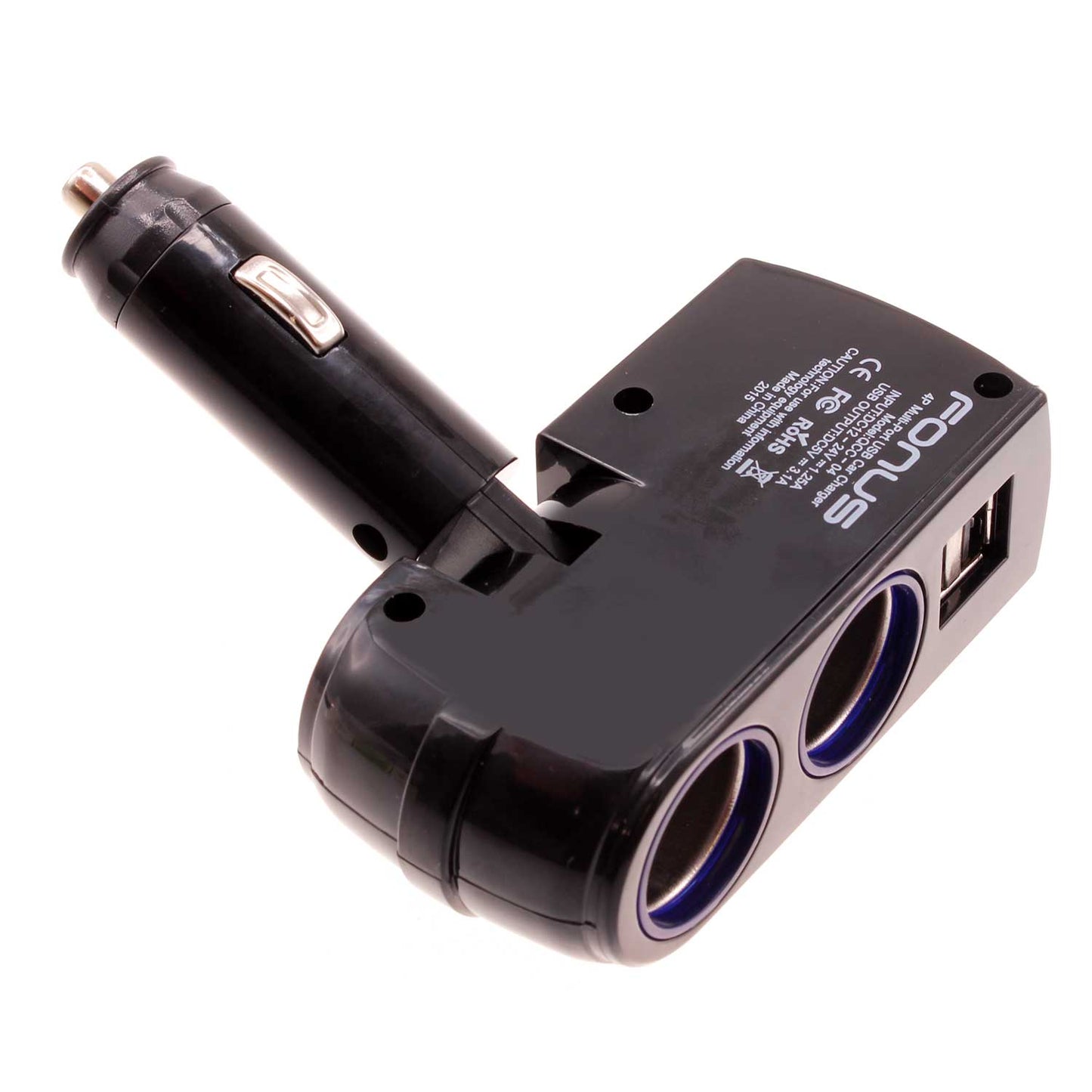 Car Charger Splitter DC Socket 2-Port USB Power Adapter Vehicle  - BFK65 705-1