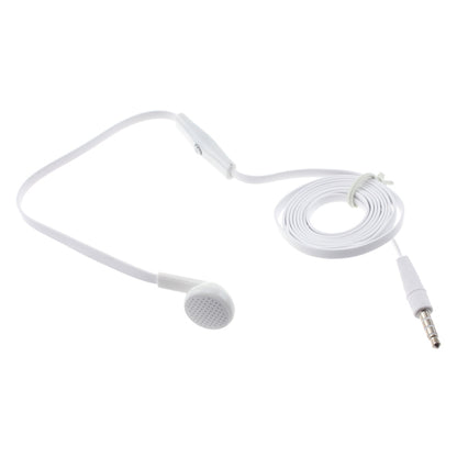 Mono Headset Wired Earphone Single Earbud 3.5mm Headphone Flat  - BFJ87 388-4