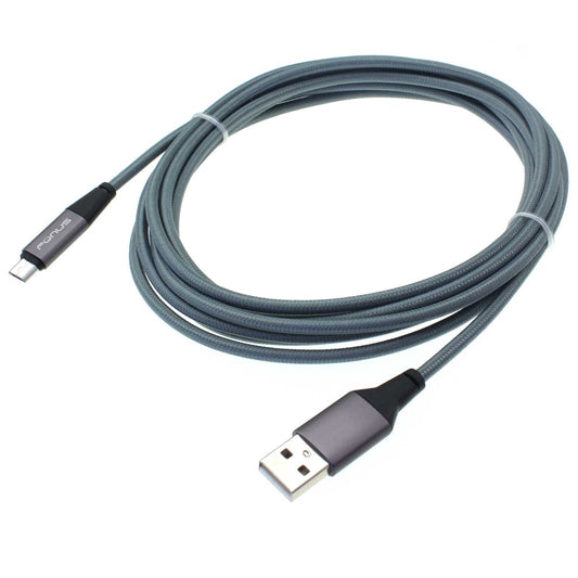 image of 10ft Micro USB Cable Charger Cord Power Wire Extra Long  - BFE02 1393-1