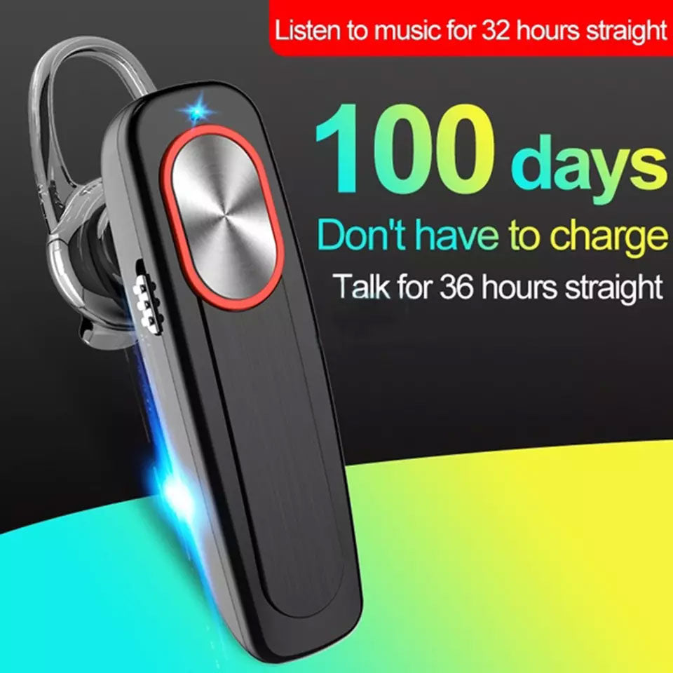 Wireless Earphone Mono Earbud Handsfree Mic Single Headphone Headset - BFY84 1811-7