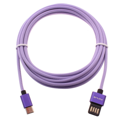 image of 10ft USB-C Cable Purple Extra Long Fast Charger Power Cord Type-C  - BFA93 1551-1