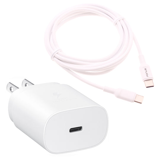 image of 25W Fast Home Charger PD Type-C 10ft USB-C Cable Quick Power Adapter  - BFA78 1520-1