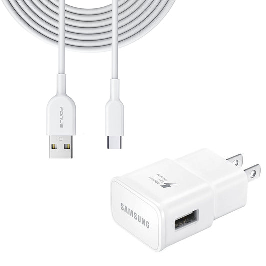 image of Fast Home Charger Type-C 6ft USB Cable Quick Power Adapter  - BFM13 933-1