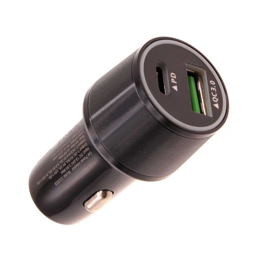 image of Quick Car Charger 36W 2-Port USB Type-C PD  Power Adapter  - BFF49 1335-1