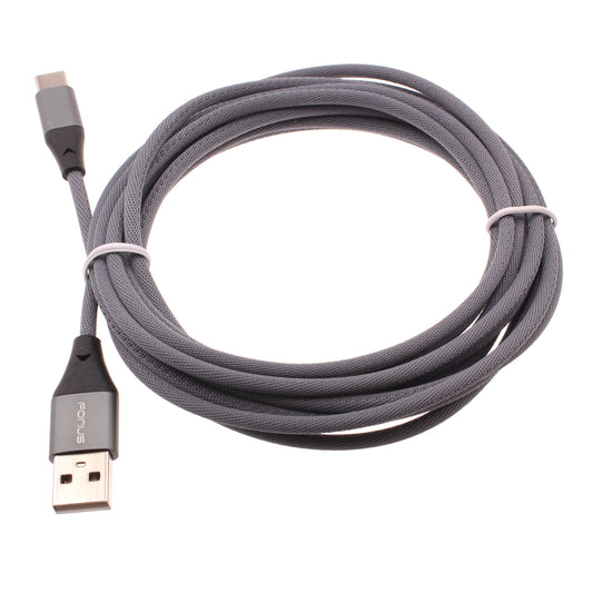 image of 10ft USB-C Cable Extra Long Fast Charger Power Cord Type-C Sync  - BFA98 1552-1