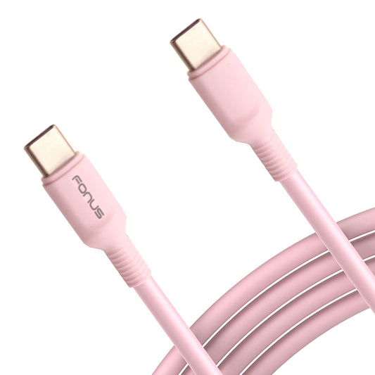 Pink 10ft Long Cable USB-C to Type-C PD Fast Charger Cord Power Wire  - BFA15 1585-1