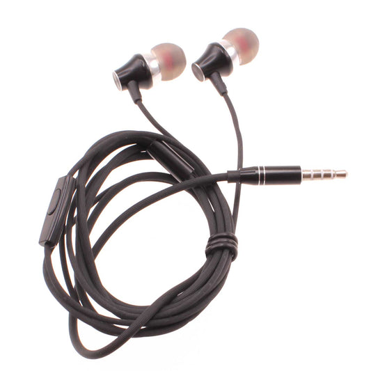 image of Wired Earphones Hi-Fi Sound Headphones Handsfree Mic Headset Metal Earbuds  - BFK46 1577-1