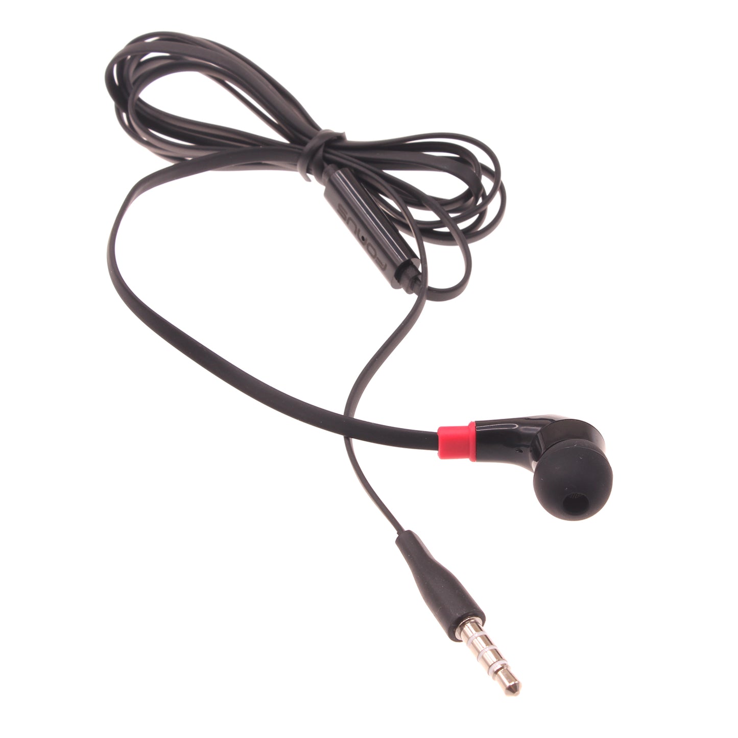 Mono Headset Earphone w Mic Wired Earbud 3.5mm Single Headphone Hands-free  - BFF47 440-1