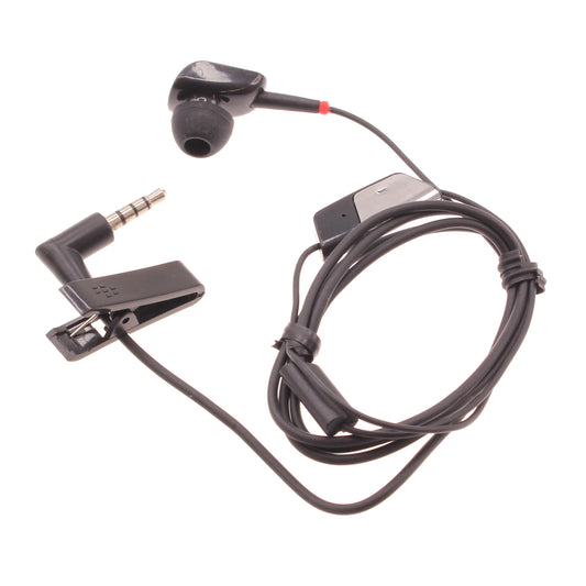 image of Mono Headset Wired Earphone Handsfree Mic 3.5mm Headphone Single Earbud  - BFB55 410-1