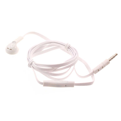 Mono Headset Wired Earphone Single Earbud 3.5mm Headphone Flat  - BFJ87 388-1