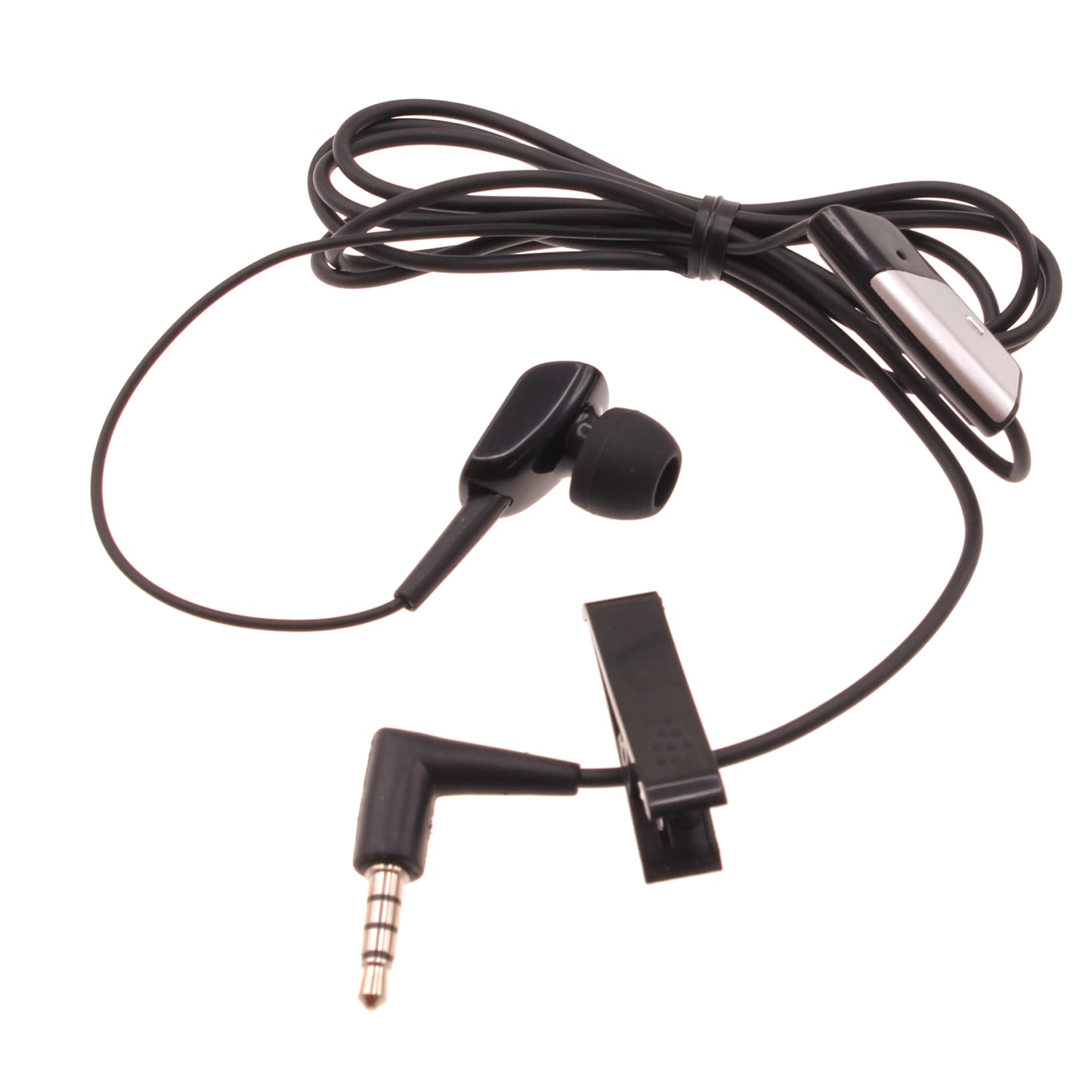 Mono Headset Wired Earphone Single Earbud 3.5mm Headphone Flat  - BFG05 319-1