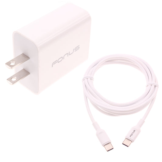 image of 36W PD Home Charger Fast Type-C 6ft Long Cable USB-C Power Cord QC3.0 Adapter  - BFE41 1499-1