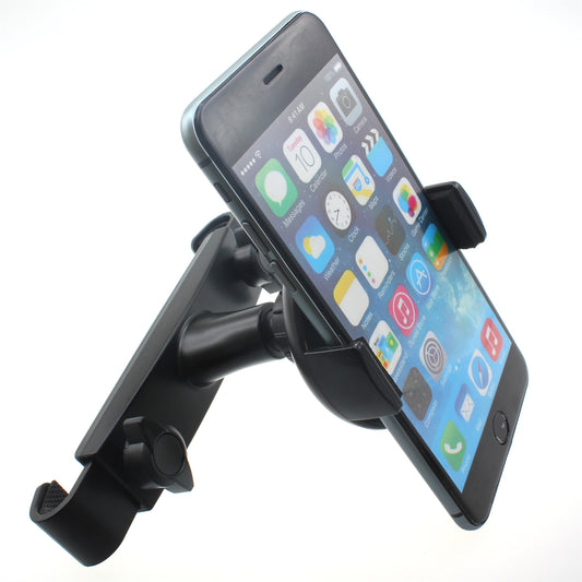 image of Car Headrest Mount Holder Seat Back Cradle Swivel Dock  - BFC78 669-1