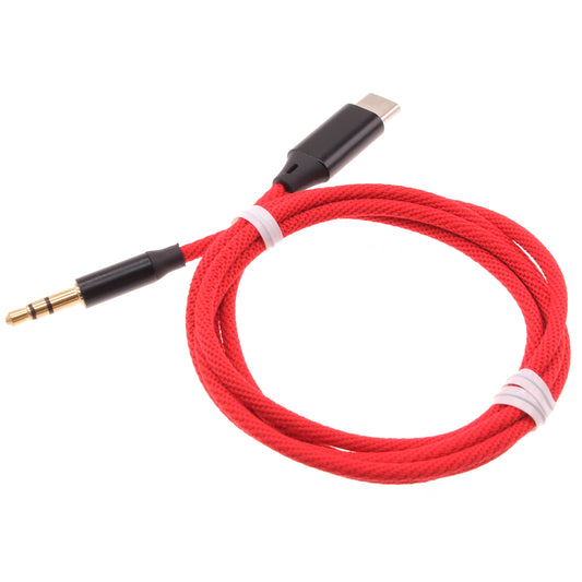 image of Aux Cable USB-C to 3.5mm Audio Cord Car Stereo Aux-in Adapter Speaker Jack Wire  - BFE42 1501-1